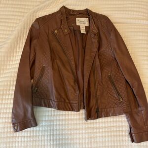 American Rag Brown faux Leather Jacket